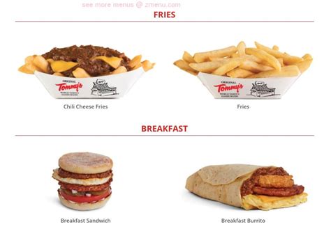 tommy lv|original tommy's menu.